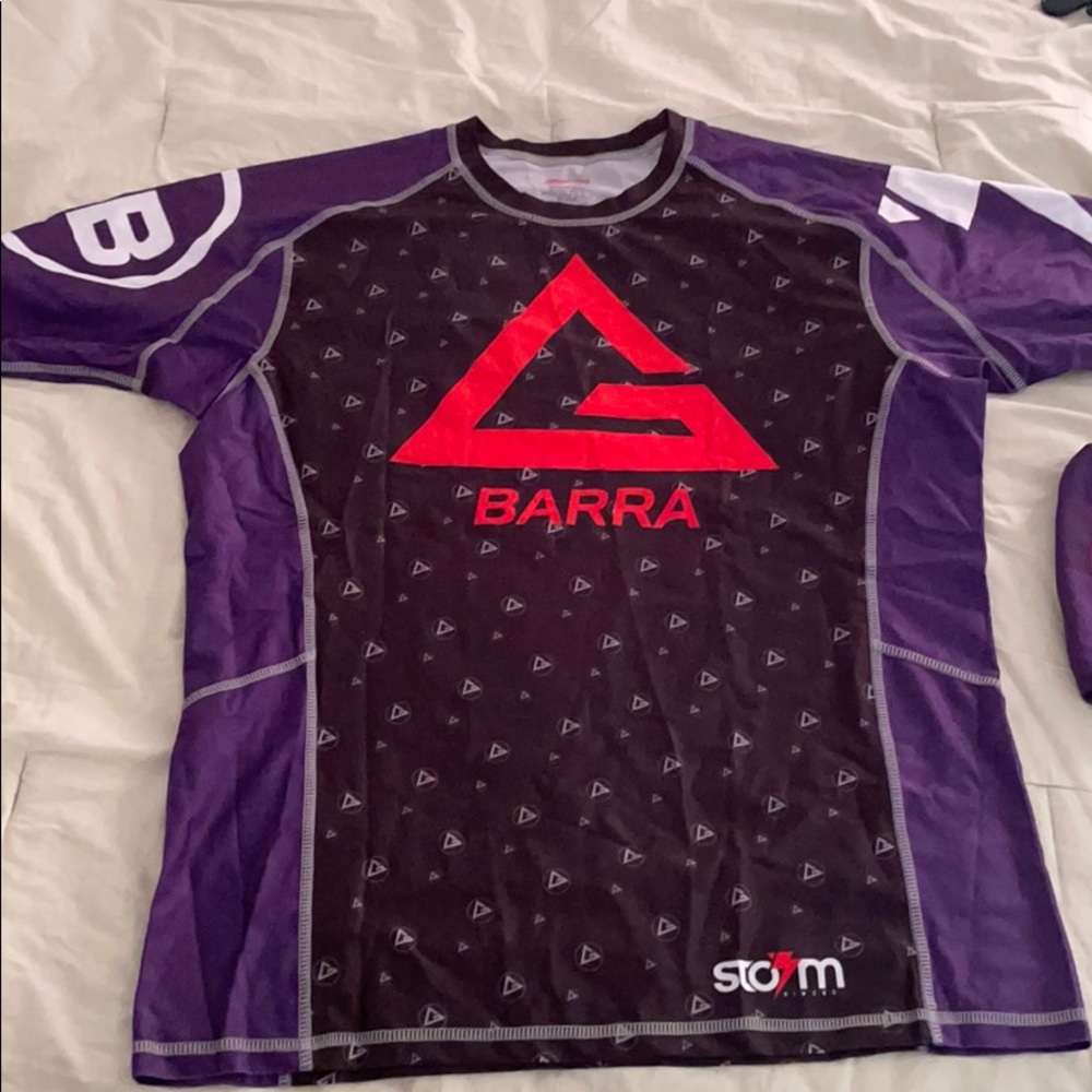 Jiu Jitsu training shirt purple belt